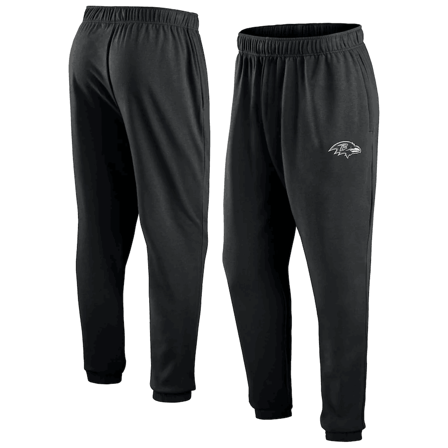 Men's Baltimore Ravens Black From Tracking Sweatpants Men's Baltimore Ravens Black From Tracking Sweatpants